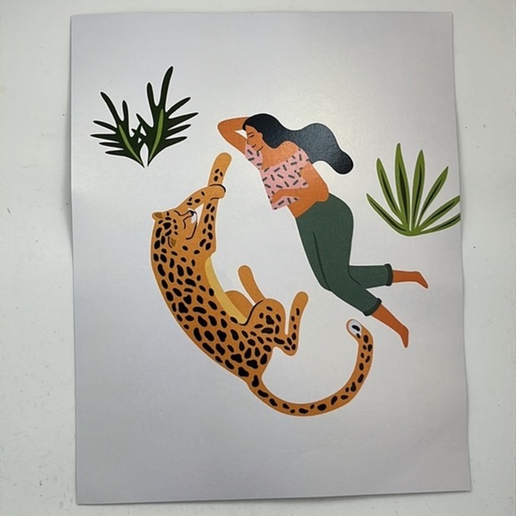 Unleash Your Wild Side: Moroccan Leopard Wall Art - Jungle Vibe- 4PCS 8x10” - Picture 4 of 6